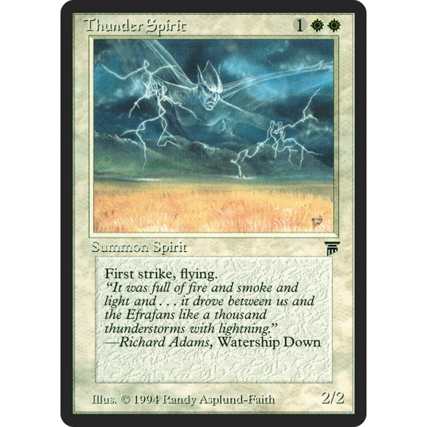 Magic: The Gathering Thunder Spirit (039) Moderately Played