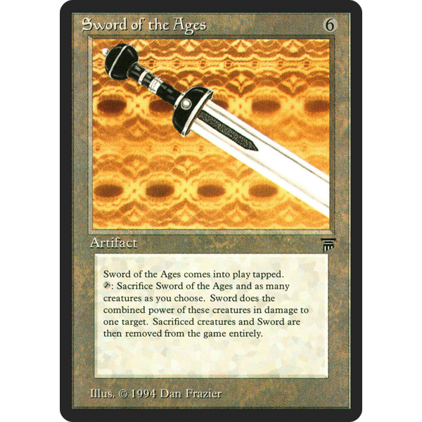 Magic: The Gathering Sword of the Ages (296) Damaged
