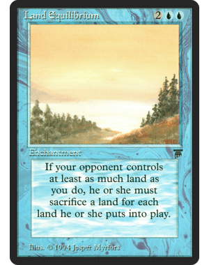 Magic: The Gathering Land Equilibrium (064) Damaged