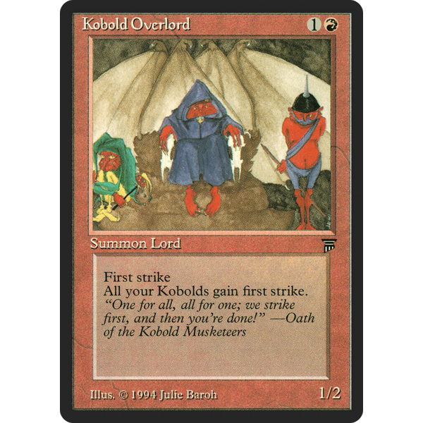 Magic: The Gathering Kobold Overlord (155) Moderately Played