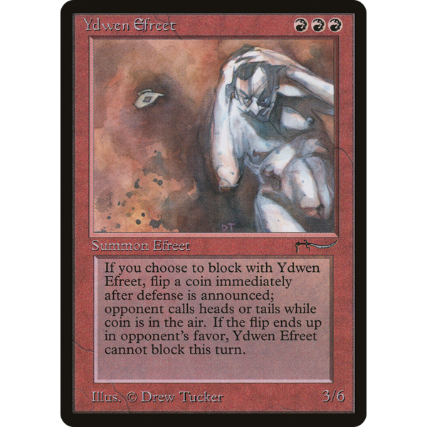 Magic: The Gathering Ydwen Efreet (044) Moderately Played