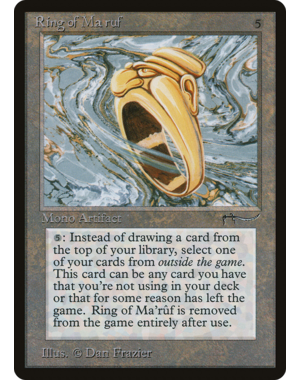Magic: The Gathering Ring of Ma'ruf (068) Heavily Played
