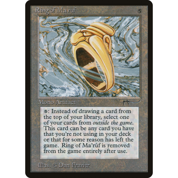 Magic: The Gathering Ring of Ma'ruf (068) Heavily Played