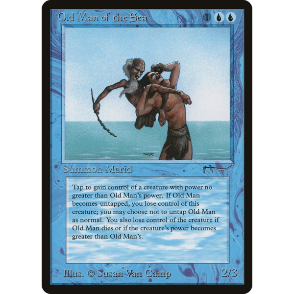 Magic: The Gathering Old Man of the Sea (018) Damaged