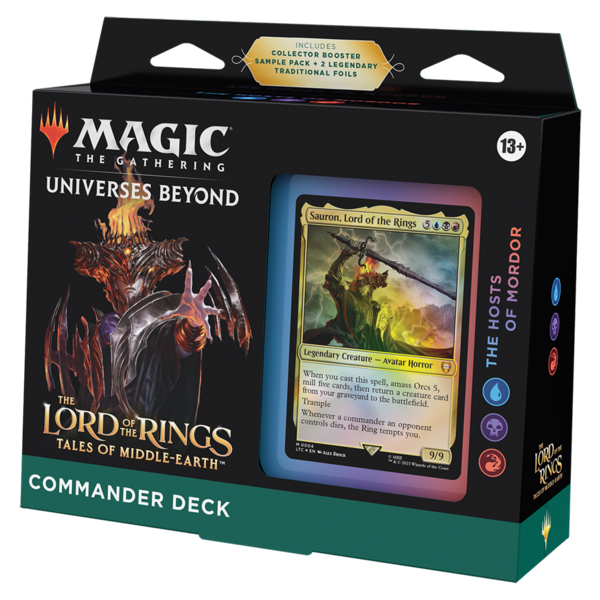 Magic: The Gathering Lord of the Rings: Tales of Middle-earth The Hosts of Mordor - Commander Deck