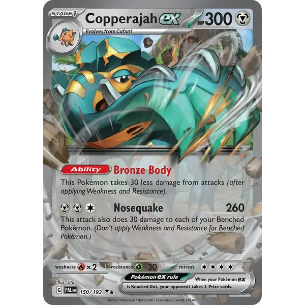 Pokemon Copperajah ex (150) Lightly Played