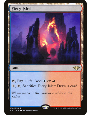 Magic: The Gathering Fiery Islet (238) Lightly Played Foil