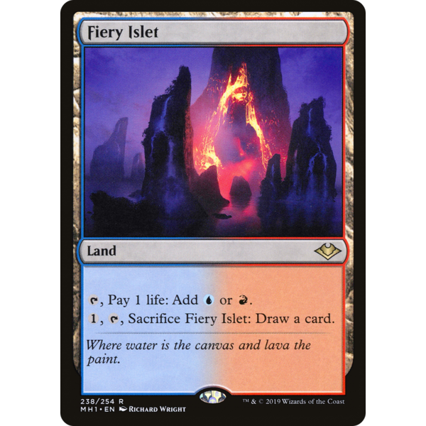 Magic: The Gathering Fiery Islet (238) Lightly Played Foil