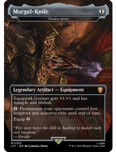 Magic: The Gathering Morgul-Knife - Shadowspear (353) Lightly Played Foil