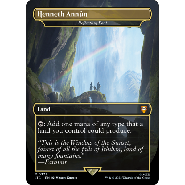 Magic: The Gathering Henneth Annun - Reflecting Pool (373) Lightly Played Foil