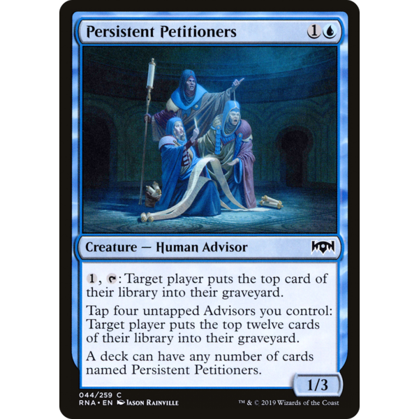 Magic: The Gathering Persistent Petitioners (044) Lightly Played Foil