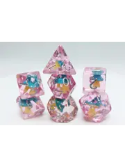 Foam Brain Blue Mushroom RPG Dice Set
