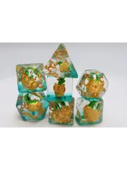 Foam Brain Green Dragon Hatchlings RPG Dice Set