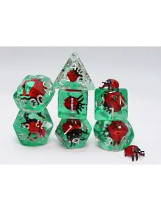 Foam Brain Lucky Ladybird RPG Dice Set