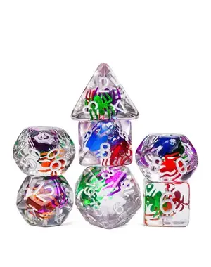 Foam Brain Spider Swarm RPG Dice Set
