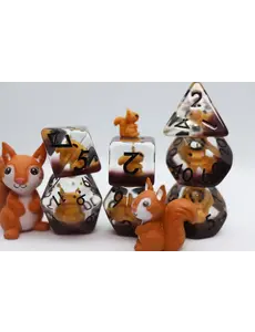 Foam Brain Squirrel RPG Dice Set