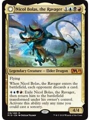 Magic: The Gathering Nicol Bolas, the Ravager (218) Lightly Played