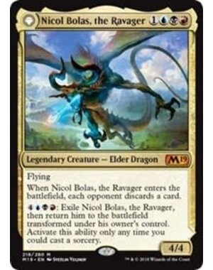 Magic: The Gathering Nicol Bolas, the Ravager (218) Lightly Played