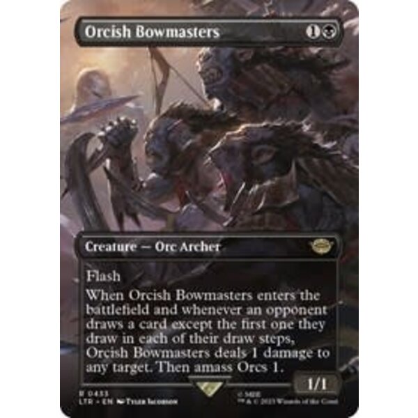 Wizards of The Coast Orcish Bowmasters (Borderless) (433) Lightly Played Foil