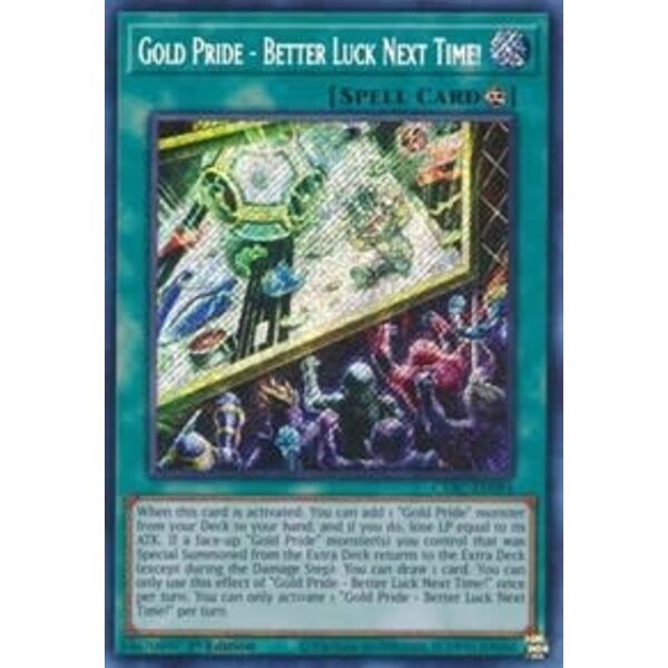 Konami Gold Pride - Better Luck Next Time! (CYAC-EN091) 1ST LP