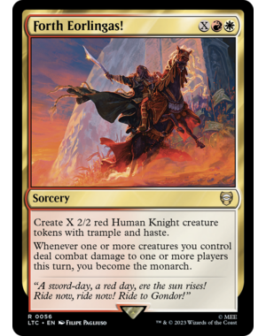Magic: The Gathering Forth Eorlingas! (056) Lightly Played