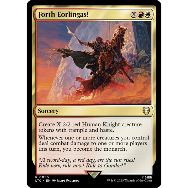 Magic: The Gathering Forth Eorlingas! (056) Lightly Played