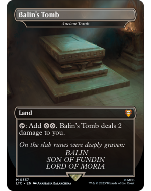 Magic: The Gathering Balin's Tomb - Ancient Tomb (357) Lightly Played