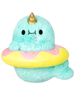 Squishable Mini Squishable Sparkles the Narwhal in Donut