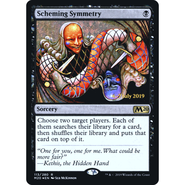 Magic: The Gathering Scheming Symmetry (113s) Lightly Played Foil