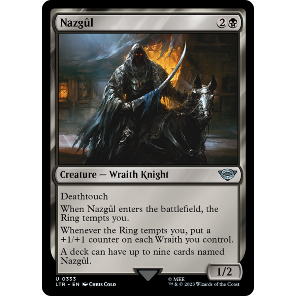 Magic: The Gathering Nazgul (333) Lightly Played