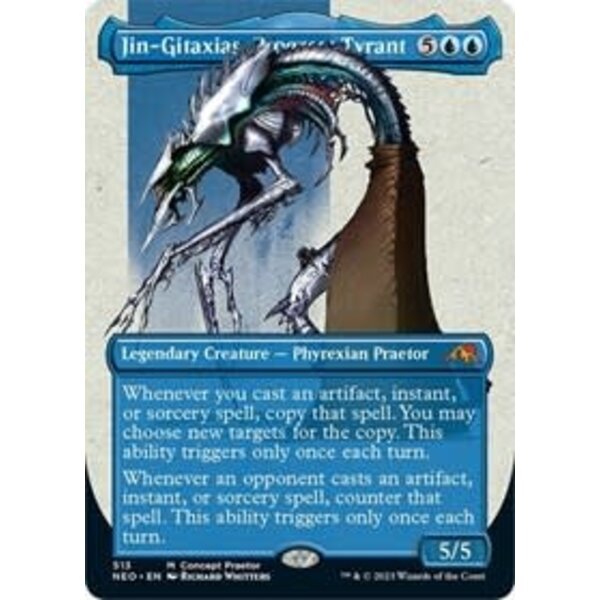 Magic: The Gathering Jin-Gitaxias, Progress Tyrant (Concept Praetor) (Step and Compleat Foil) (513) Lightly Played Foil