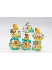 Foam Brain Rubber Duckie RPG Dice Set