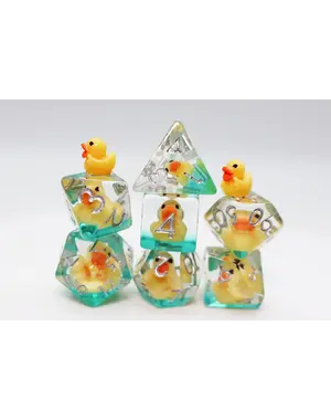 Foam Brain Rubber Duckie RPG Dice Set