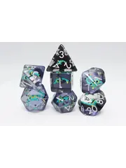 Foam Brain Turquoise Koi RPG Dice Set