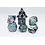 Foam Brain Turquoise Koi RPG Dice Set