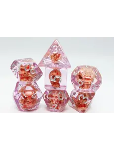Foam Brain Bloody Skull RPG Dice Set
