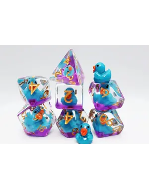 Foam Brain Duck on the Pond RPG Dice Set
