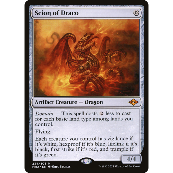Magic: The Gathering Scion of Draco (234) Lightly Played