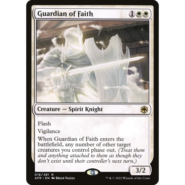 Magic: The Gathering Guardian of Faith (018) Lightly Played