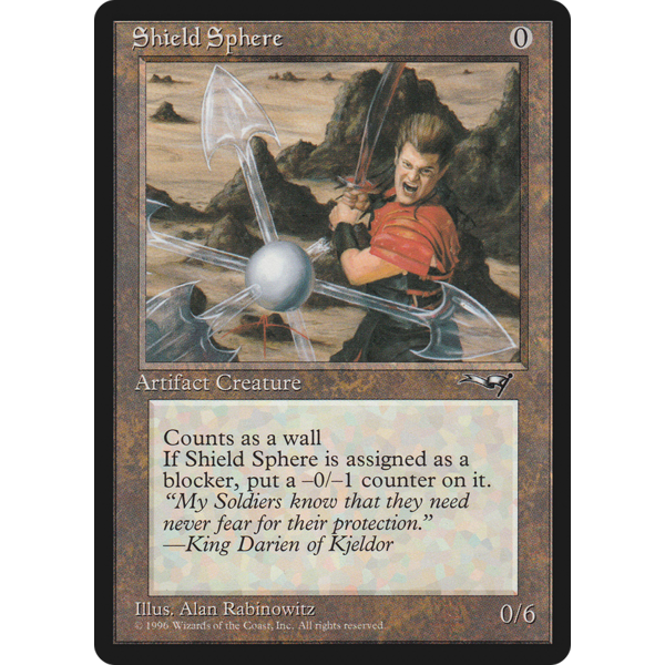 Magic: The Gathering Shield Sphere (129) Lightly Played