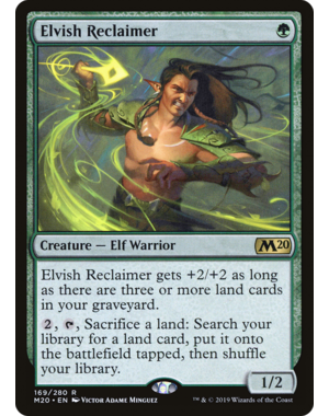 Magic: The Gathering Elvish Reclaimer (169) Lightly Played