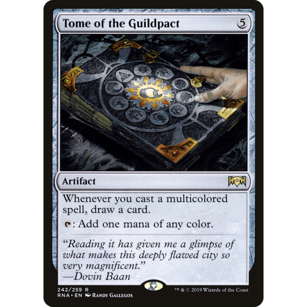 Magic: The Gathering Tome of the Guildpact (242) Moderately Played Foil