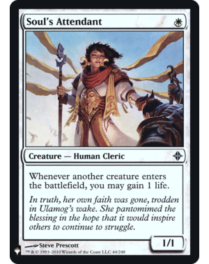 Magic: The Gathering Soul's Attendant (015) Lightly Played
