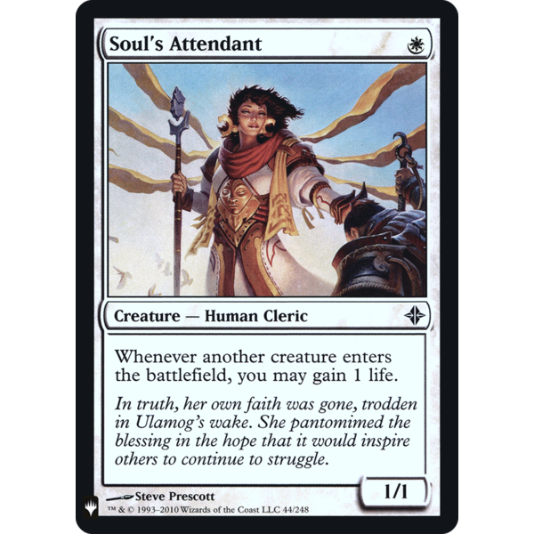 Magic: The Gathering Soul's Attendant (015) Lightly Played