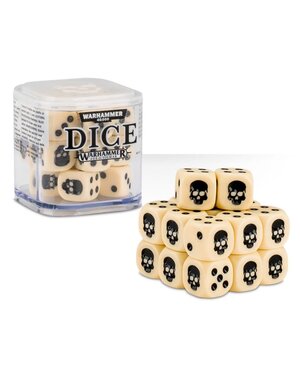 Warhammer 12mm Dice Cube - Bone