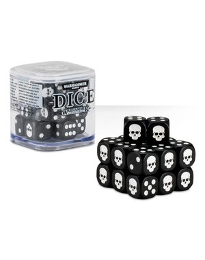 Warhammer 12mm Dice Cube - Black