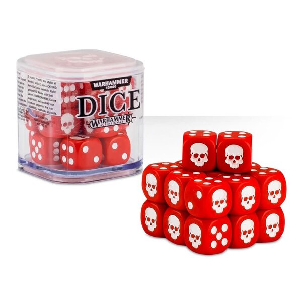 Warhammer 12mm Dice Cube - Red