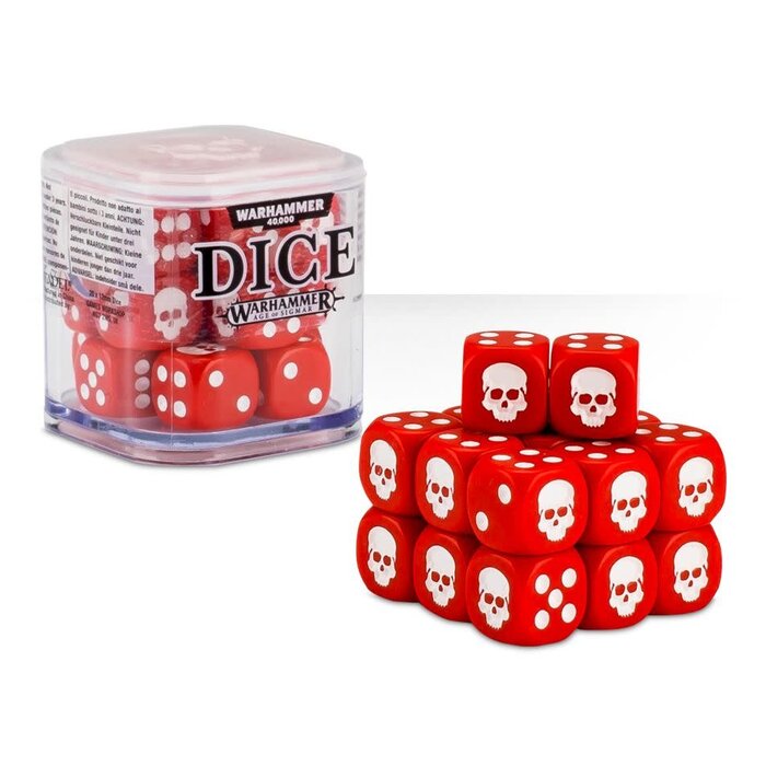 Warhammer 12mm Dice Cube - Red