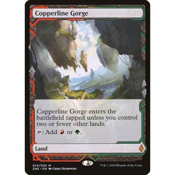 Magic: The Gathering Copperline Gorge (014) Lightly Played
