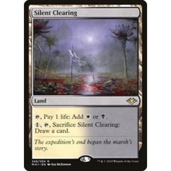 Wizards of The Coast Silent Clearing (246) lightly Played